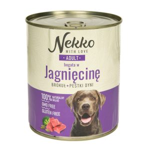 NEKKO Adult Jagnięcina, brokuł, pestki dyni 800g