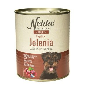 NEKKO Adult jeleń, jagody, pokrzywa 800g