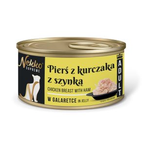 NEKKO SUPREME Adult Pierś kurczaka z szynką w galaretce 80g