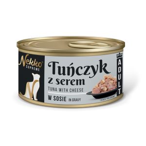 NEKKO SUPREME Adult Tuńczyk/Ser w sosie 80g