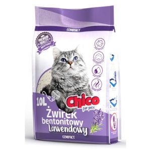 CHICO Żwirek Bentonitowy Compact Lawenda 10L
