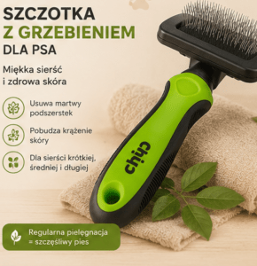 szczotka z grzebieniem reklama akcesoriow